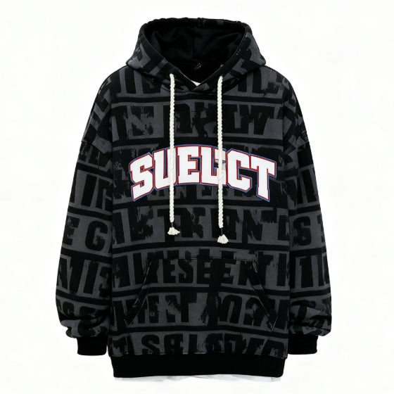 Street Style Letter Print Hoodie